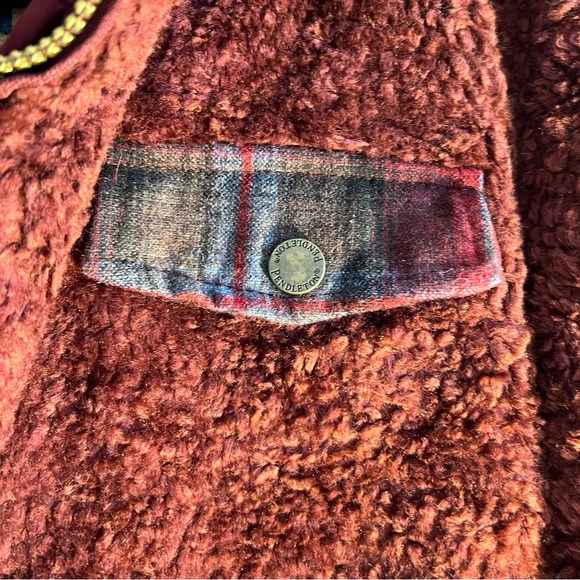 NWT PENDLETON ZIP UP RED FLEECE - Picture 2 of 5